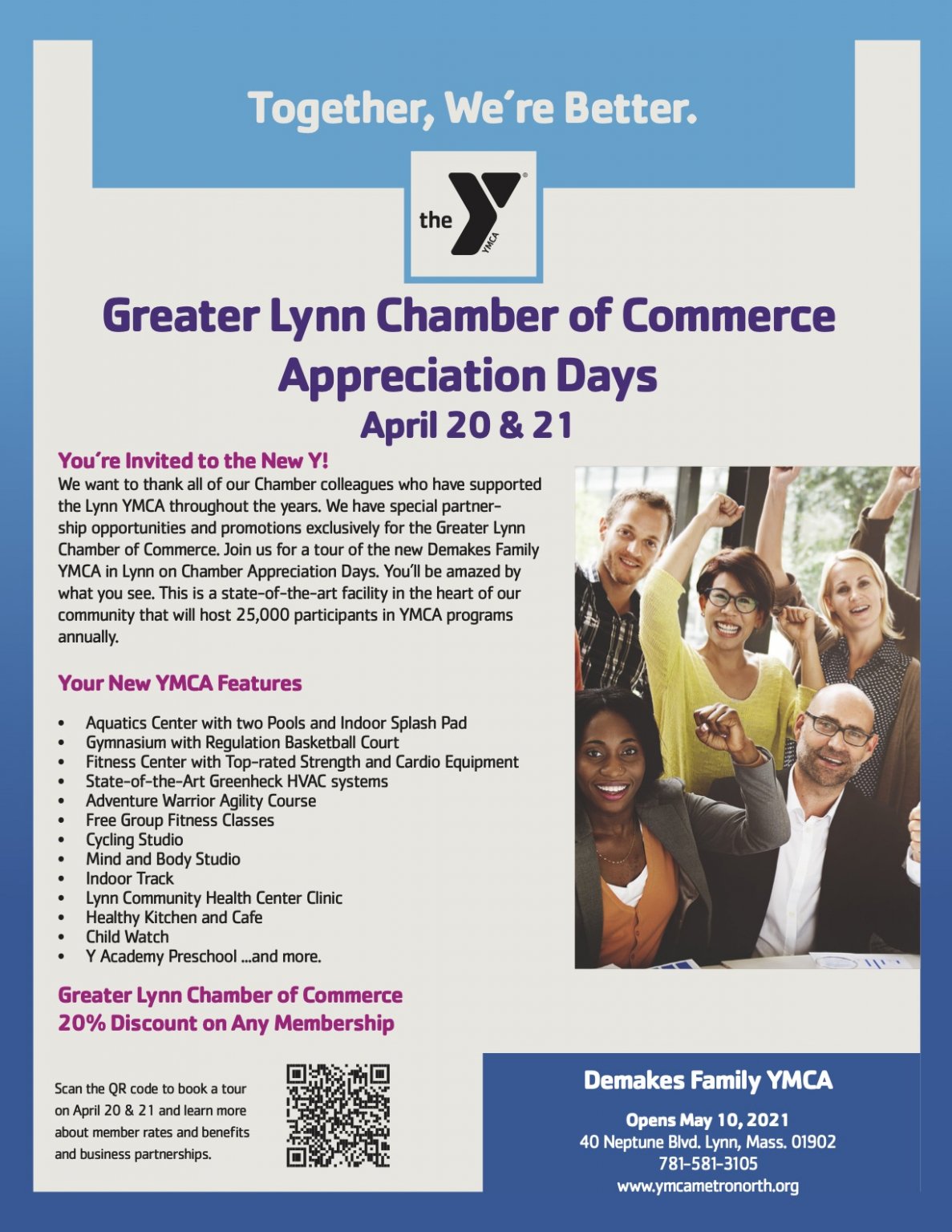 Lynn YMCA Tour - GLCC Member Appreciation Day! - Greater Lynn Chamber ...