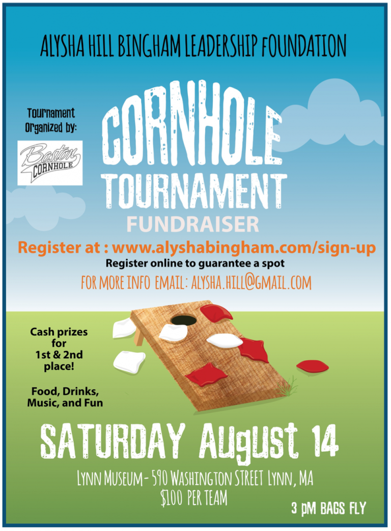 Cornhole Tournament Fundraiser Alysha Hill Bingham Leadership